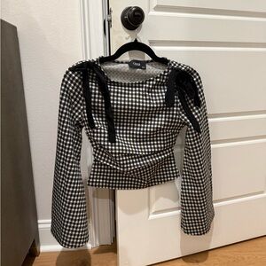 Cider Gingham Top